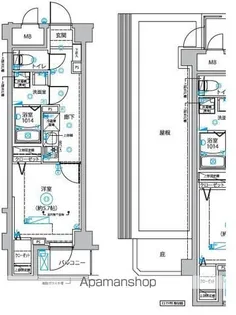 DIPS西新井【7階】の間取り