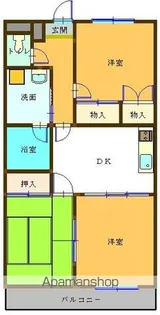 バードウェルマンション【3階】の間取り