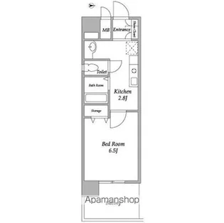 コンフォリア東品川【3階】の間取り