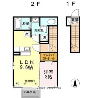 エーデルハイム Ⅱ【2階】の間取り