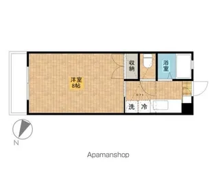 ラフォーレ東勝山【101号室】の間取り