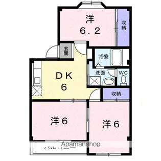 メゾンIMAMURA【2階】の間取り