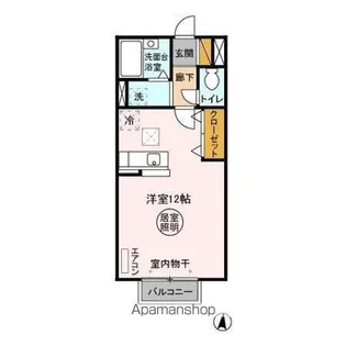 エスポワール【1階】の間取り