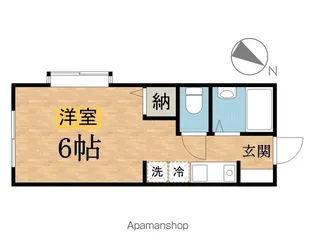 ベルグラン綱木B棟【2階】の間取り