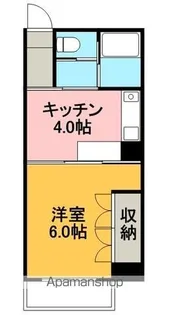 コスモハイツ高須2【B305号室】の間取り