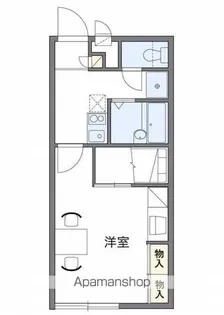 1Kの間取り画像
