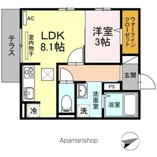 LEAD【1階】の間取り