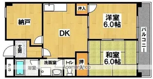 恒信ハイツ【4階】の間取り
