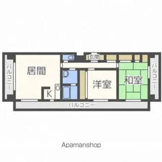 三和マンション(サンワマンション)【11階】の間取り