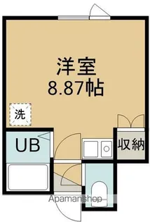 リージョンハイツB【105号室】の間取り