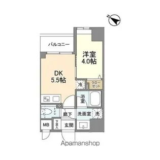 リビオメゾン日本橋久松町【6階】の間取り