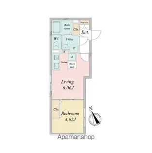 LIVEFLAT不動前【4階】の間取り