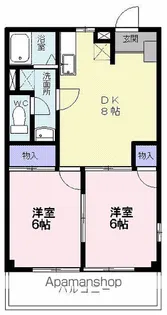 ミーツハウスエルンテ【1階】の間取り