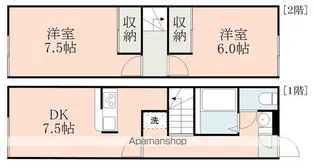 レオパレスフダザ【101号室】の間取り