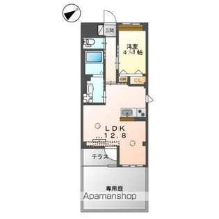 (仮称)門司区松原マンション【1階】の間取り