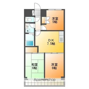 イーストビレッジ【3階】の間取り