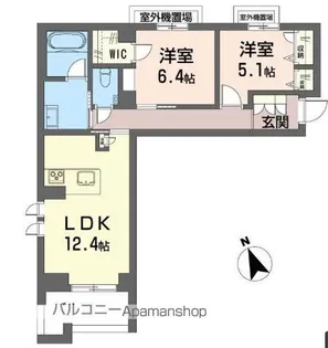 グランパティオ梶ヶ谷【2階】の間取り