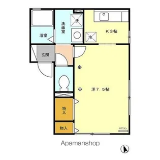 リヴィエール Ⅱ【1階】の間取り