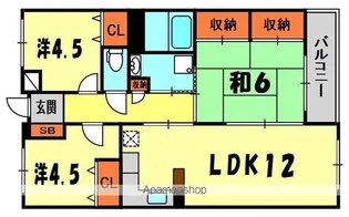 GARDEN STYLE光善寺【2階】の間取り