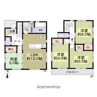 東京都福生市大字熊川【一戸建】の間取り