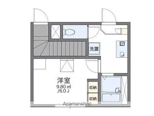 レオパレスSTONE DORF【102号室】の間取り