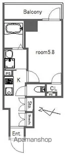 ビューテラス城山【3階】の間取り