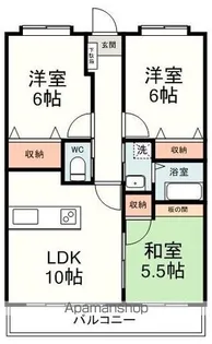 シェーンベルク安東【4階】の間取り