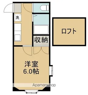 ホワイトキャッスル21番館【2階】の間取り