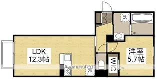 ハートフル新保【2階】の間取り