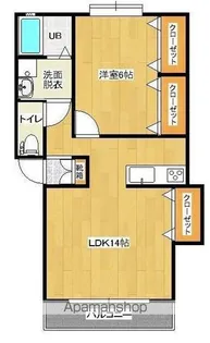 ガーデンヒルズ吉尾【303号室】の間取り
