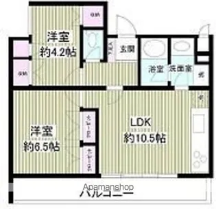 グラン・ロペⅡ【4C号室】の間取り