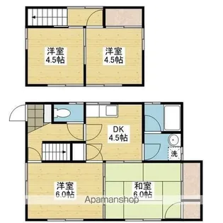 愛媛県松山市東野4丁目【一戸建】の間取り