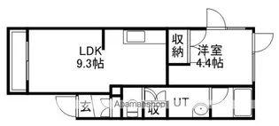 パレス24川村【2階】の間取り