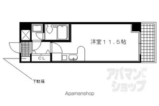 ライオンズマンション京都東堀川【218号室】の間取り