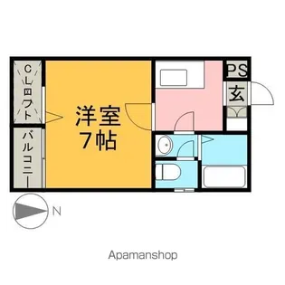 アムール金山【1階】の間取り