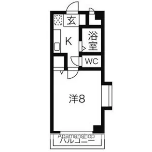 ドルフ八幡山【2階】の間取り