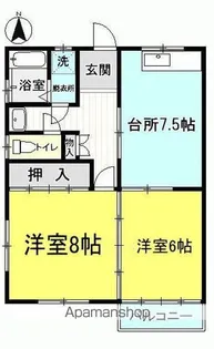 吉田ビル【6号室】の間取り