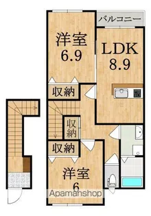 ルミナス【2階】の間取り