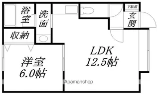 メゾンREVE【102号室】の間取り