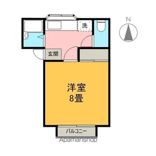 川原コーポ【103号室】の間取り