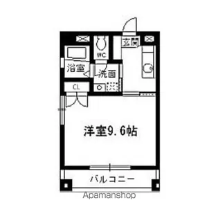 PLACEー2【204号室】の間取り