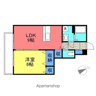 クレール【1階】の間取り