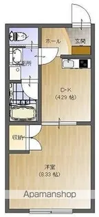 エクセルフクハラ【3階】の間取り