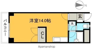 泉ビル【4階】の間取り