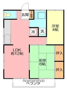 第一翠明荘【2階】の間取り