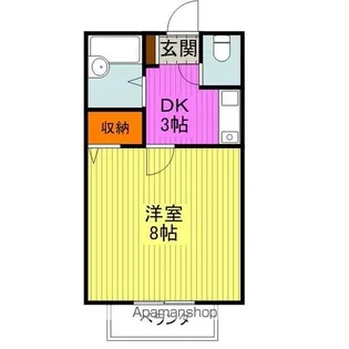 ドエルさばⅠ【1階】の間取り