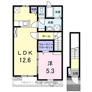 シーズンテラス太子【2階】の間取り