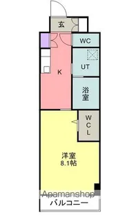 MELIA AOYAMA【304号室】の間取り