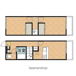 レオパレス光GARDEN【202号室】の間取り