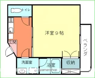 ALLOGGIO(アロッジオ)浜本【3階】の間取り